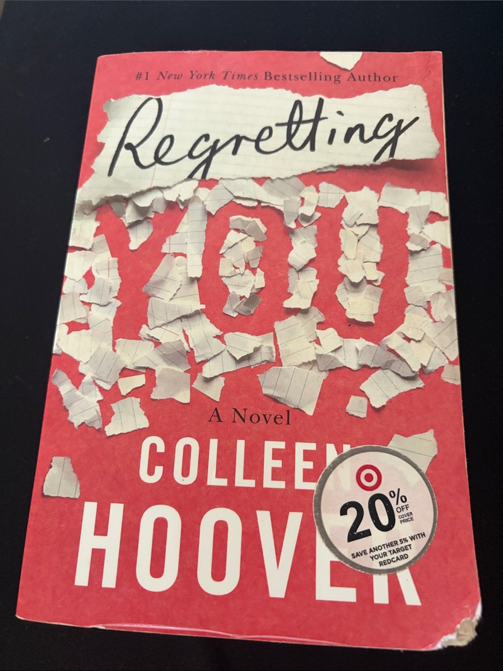 Regretting You — Red Paperback Novel - Picture 2 of 4